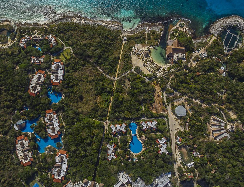 Occidental At Xcaret Destination Hotell Playa del Carmen Eksteriør bilde Aerial view of the resort