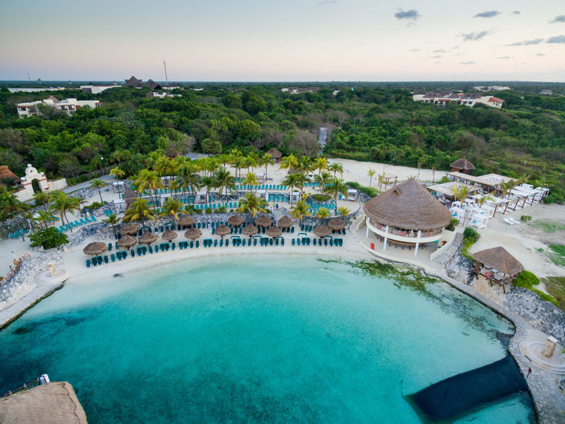 Occidental At Xcaret Destination Hotell Playa del Carmen Eksteriør bilde Aerial view of Xel-Há